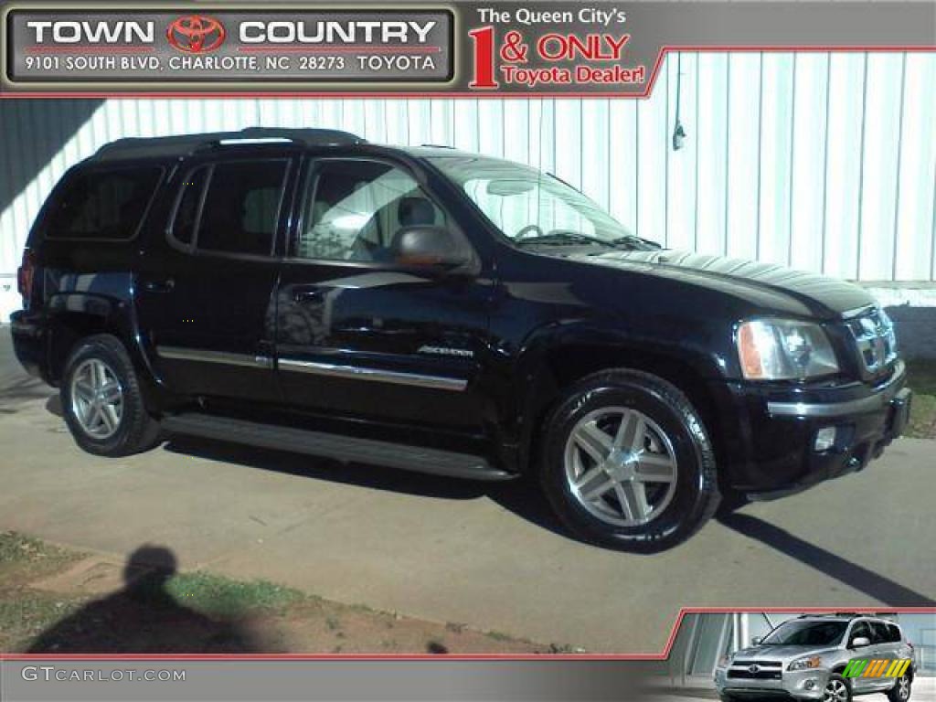 2003 Ascender S 4x4 - Onyx Black / Pewter photo #1