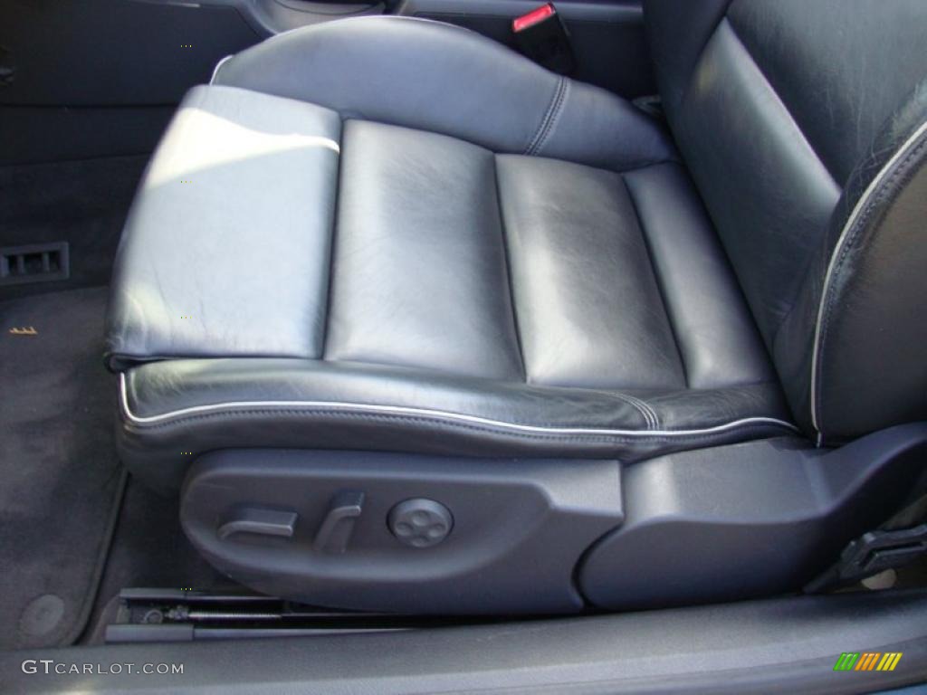 Ebony Interior 2005 Audi S4 4.2 quattro Cabriolet Photo #41211031