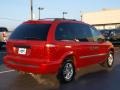 2003 Inferno Red Tinted Pearl Dodge Caravan SE  photo #3