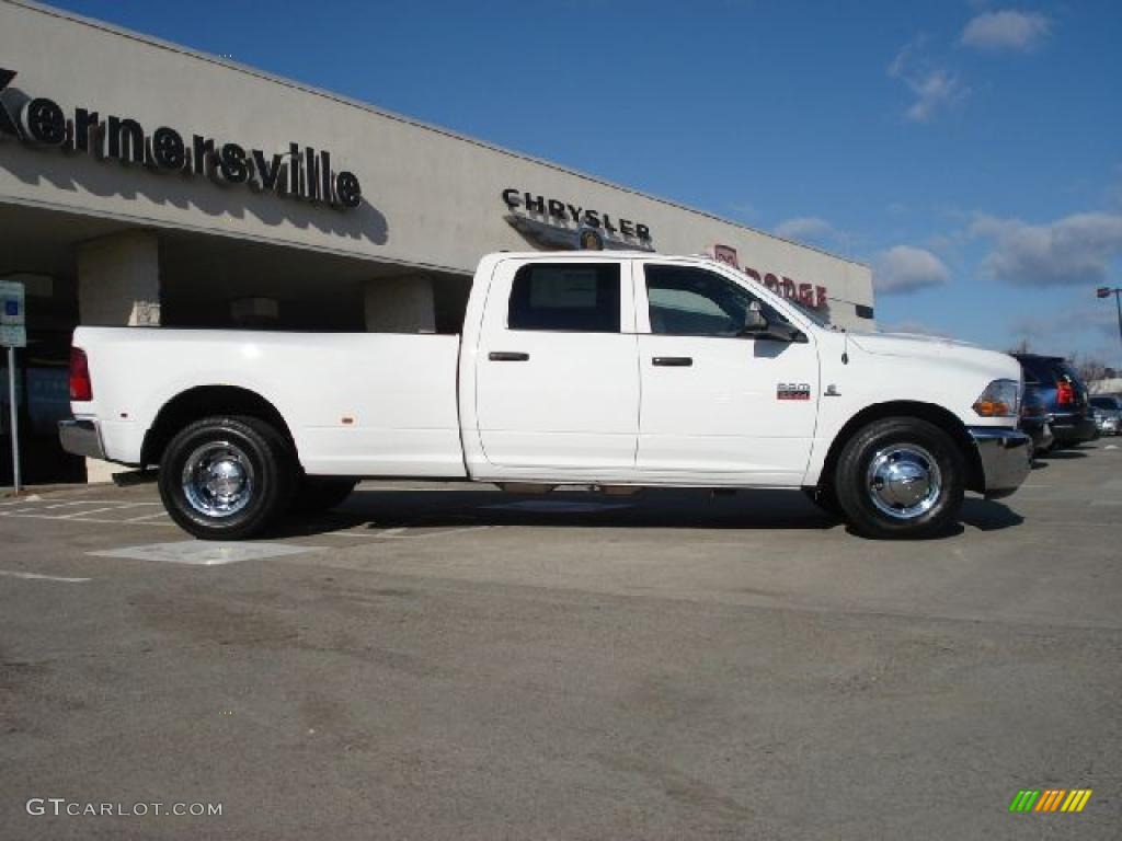 Bright White 2011 Dodge Ram 3500 HD ST Crew Cab Dually Exterior Photo #41211975