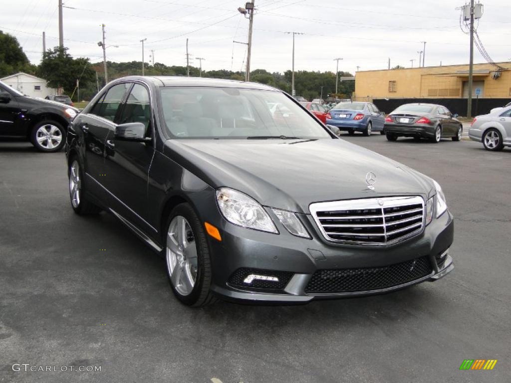 designo Graphite Metallic 2011 Mercedes-Benz E 350 Sedan Exterior Photo #41213251
