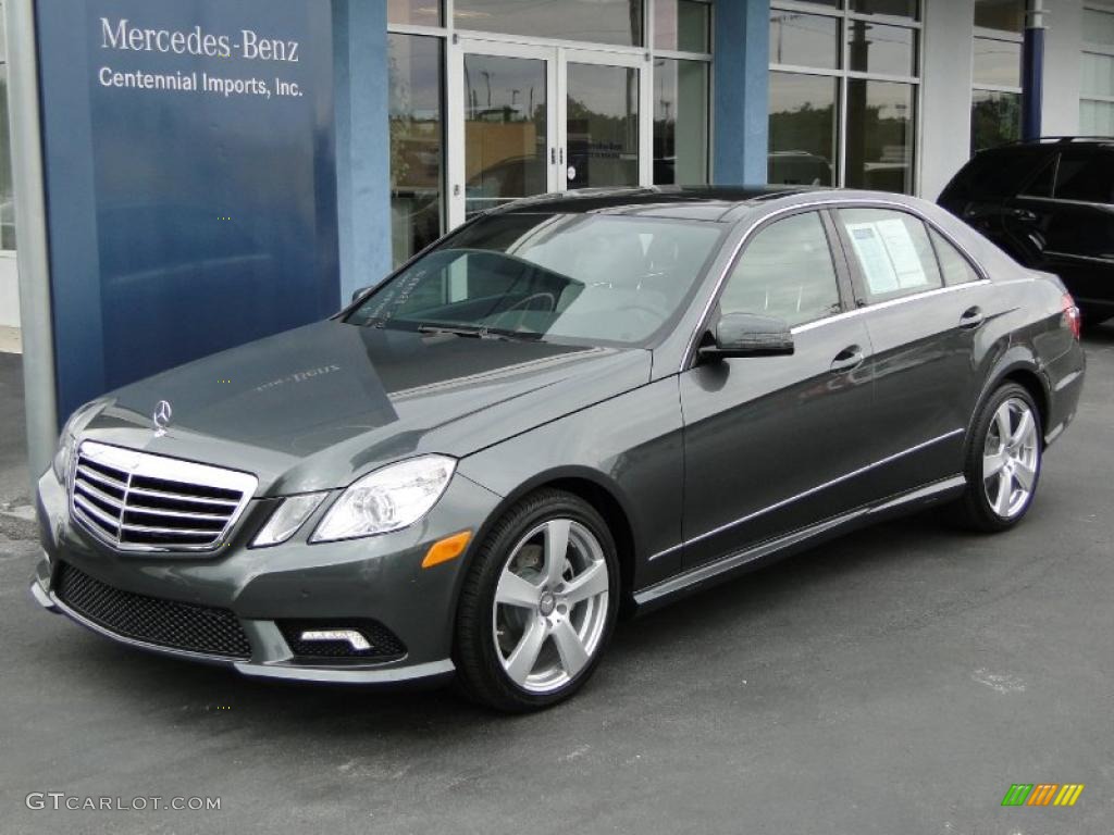 designo Graphite Metallic 2011 Mercedes-Benz E 350 Sedan Exterior Photo #41213287