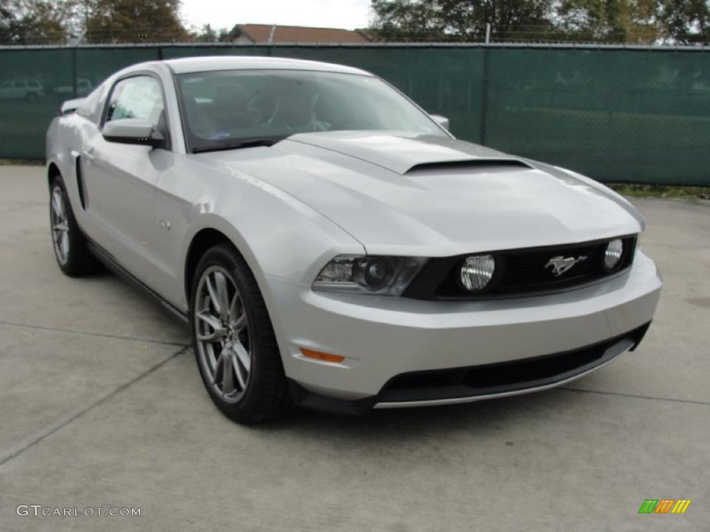 2011 Mustang GT Premium Coupe - Ingot Silver Metallic / Charcoal Black/Cashmere photo #1