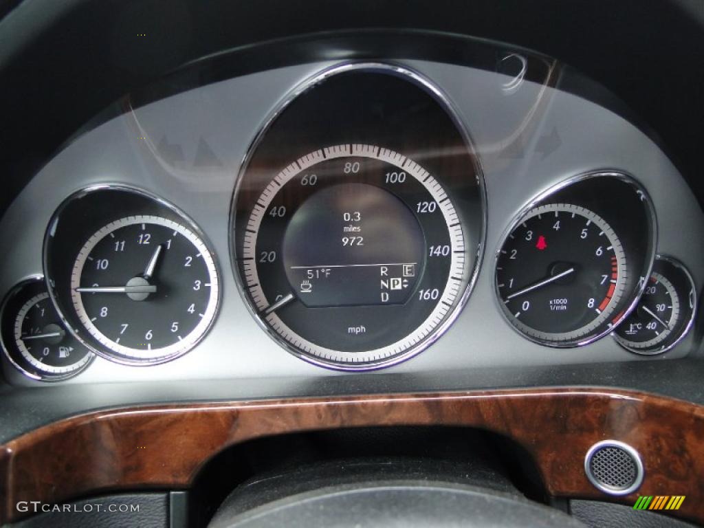 2011 Mercedes-Benz E 350 Sedan Gauges Photo #41213563
