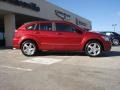 2009 Inferno Red Crystal Pearl Dodge Caliber R/T  photo #2