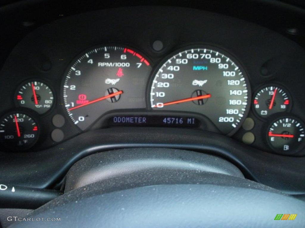 2003 Chevrolet Corvette Coupe Gauges Photo #41215367