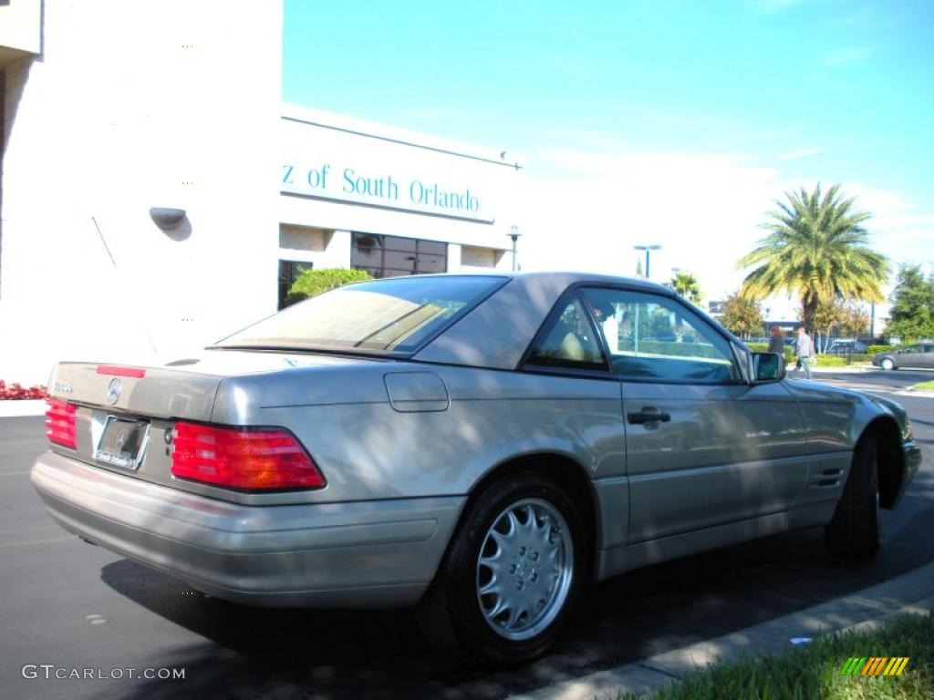 1997 SL 500 Roadster - Smoke Silver Metallic / Parchment Beige photo #6