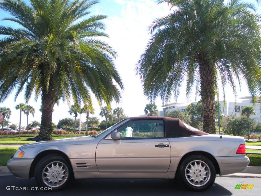 Smoke Silver Metallic 1997 Mercedes-Benz SL 500 Roadster Exterior Photo #41215695