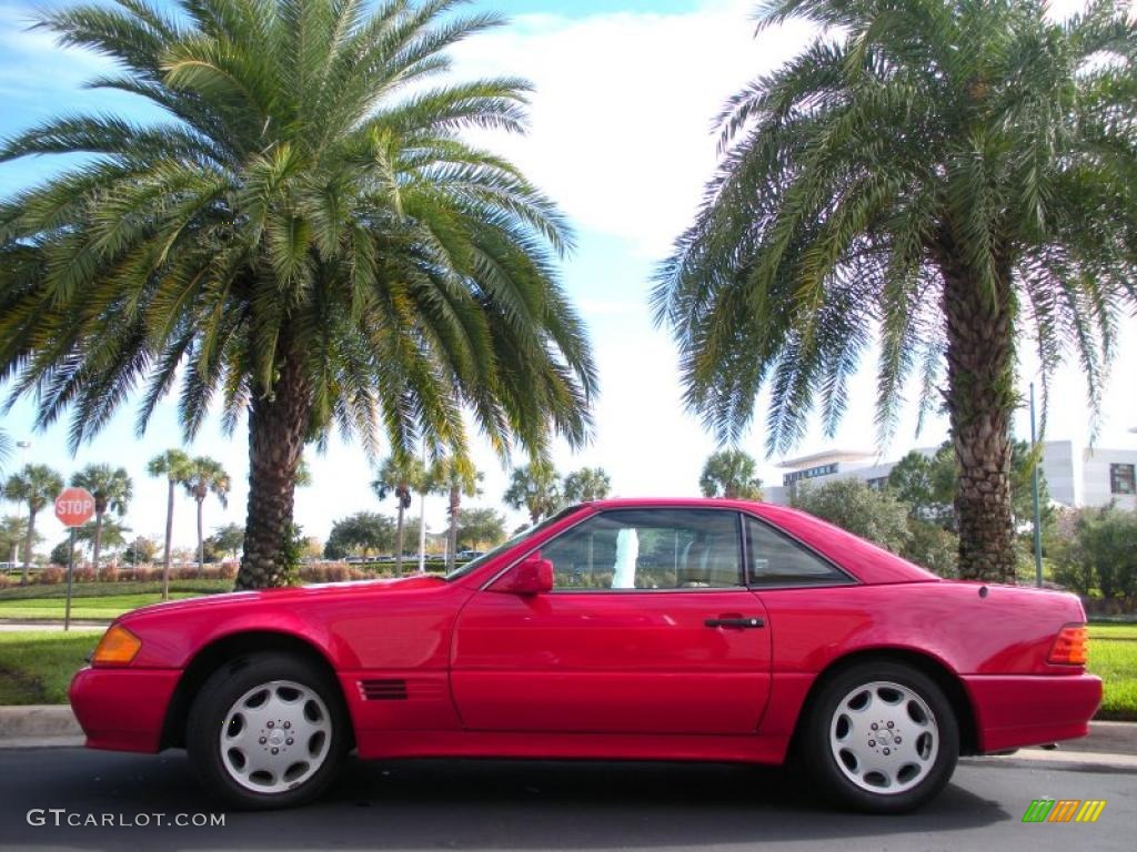 Imperial Red 1994 Mercedes-Benz SL 320 Roadster Exterior Photo #41216139