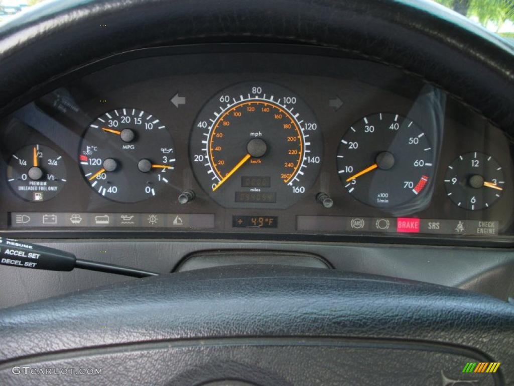 1994 Mercedes-Benz SL 320 Roadster Gauges Photo #41216379