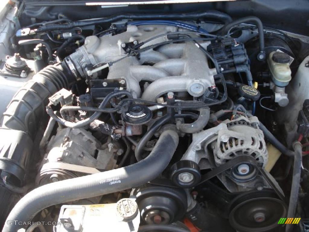 2002 Ford Mustang V6 Convertible 3.8 Liter OHV 12-Valve V6 Engine Photo #41216731