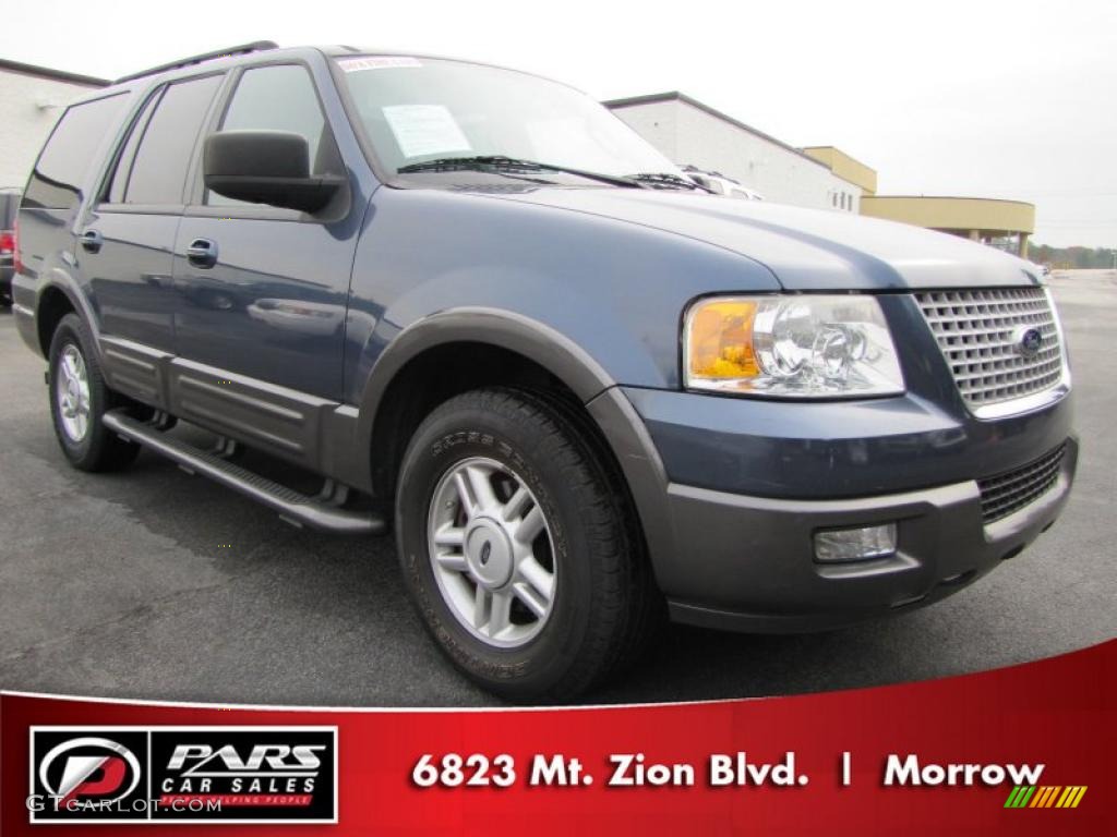 2004 Explorer XLT 4x4 - Medium Wedgewood Blue Metallic / Medium Parchment photo #4