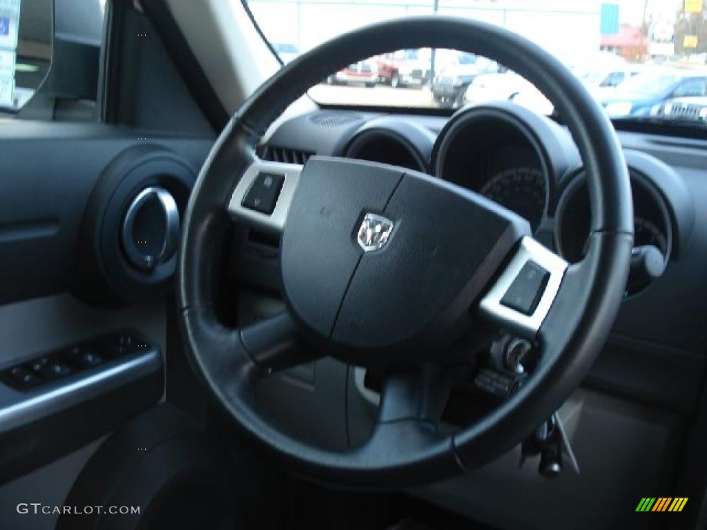 2010 Dodge Nitro SXT 4x4 Dark Slate Gray Steering Wheel Photo #41218059