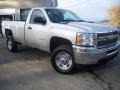 Sheer Silver Metallic - Silverado 2500HD Regular Cab 4x4 Photo No. 3
