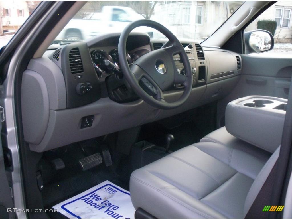 Dark Titanium Interior 2011 Chevrolet Silverado 2500HD Regular Cab 4x4 Photo #41218459