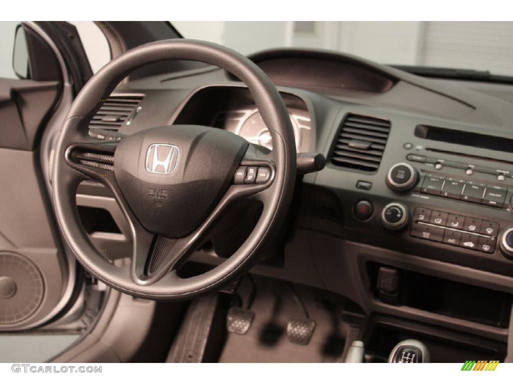Gray Interior 2006 Honda Civic Lx Coupe Photo 41219403