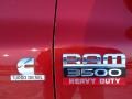 2008 Inferno Red Crystal Pearl Dodge Ram 3500 Laramie Mega Cab 4x4 Dually  photo #14
