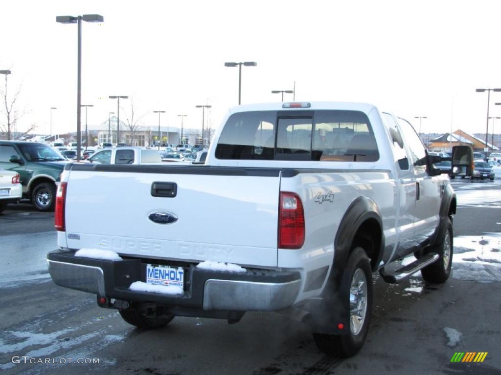Oxford White 2008 Ford F250 Super Duty XLT SuperCab 4x4 Exterior Photo #41220018