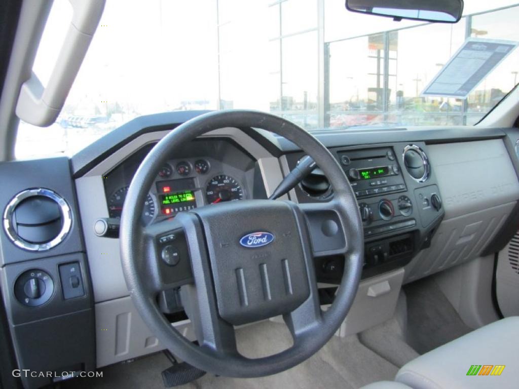 2008 Ford F250 Super Duty XLT SuperCab 4x4 Medium Stone Dashboard Photo #41220071