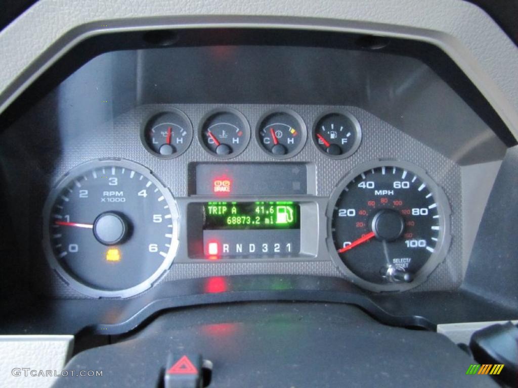 2008 Ford F250 Super Duty XLT SuperCab 4x4 Gauges Photo #41220107