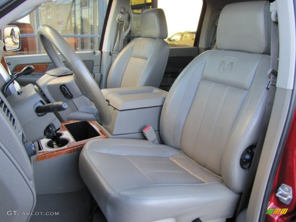 Khaki Interior 2007 Dodge Ram 3500 Laramie Mega Cab 4x4 Dually Photo #41220235