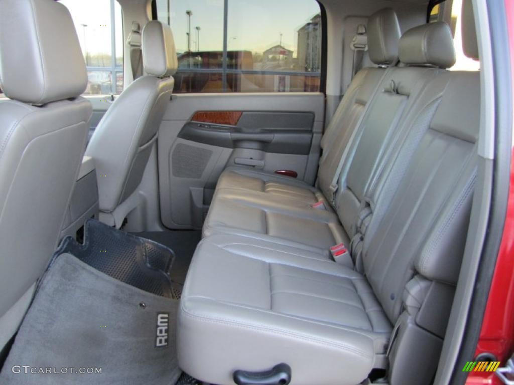 Khaki Interior 2007 Dodge Ram 3500 Laramie Mega Cab 4x4 Dually Photo #41220251