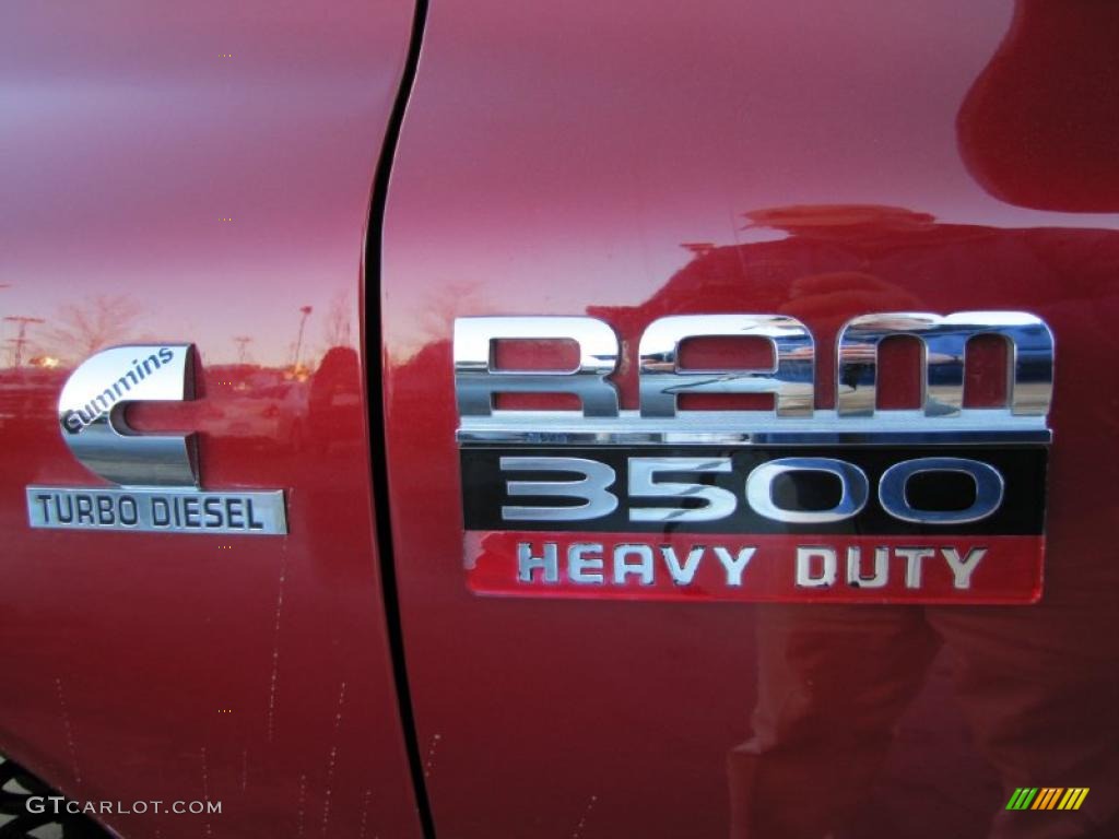2007 Dodge Ram 3500 Laramie Mega Cab 4x4 Dually Marks and Logos Photo #41220503