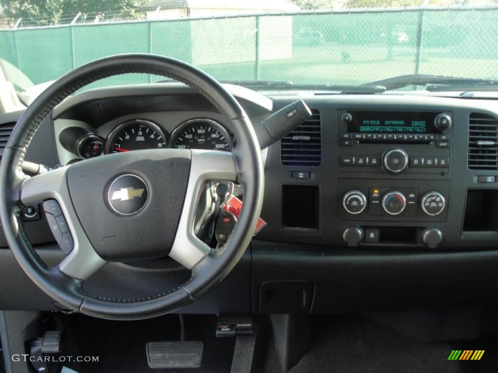 2009 Silverado 1500 LT Extended Cab - Blue Granite Metallic / Ebony photo #34