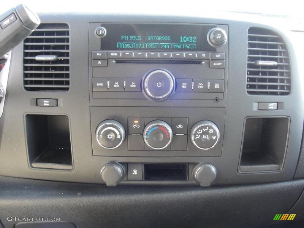 2009 Silverado 1500 LT Extended Cab - Blue Granite Metallic / Ebony photo #35