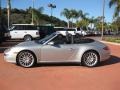 2008 Arctic Silver Metallic Porsche 911 Carrera 4S Cabriolet  photo #4