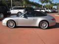 2008 Arctic Silver Metallic Porsche 911 Carrera 4S Cabriolet  photo #5