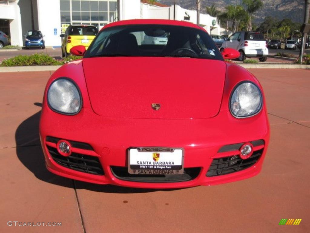 2007 Cayman S - Guards Red / Black photo #2