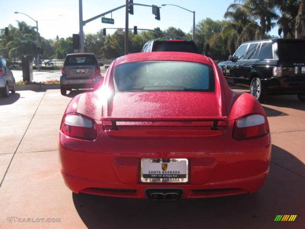 2007 Cayman S - Guards Red / Black photo #4