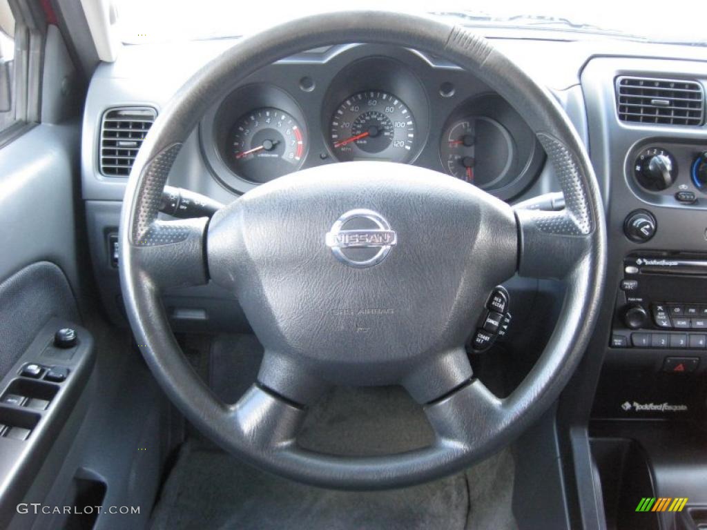 2002 Nissan Frontier XE Crew Cab Steering Wheel Photos