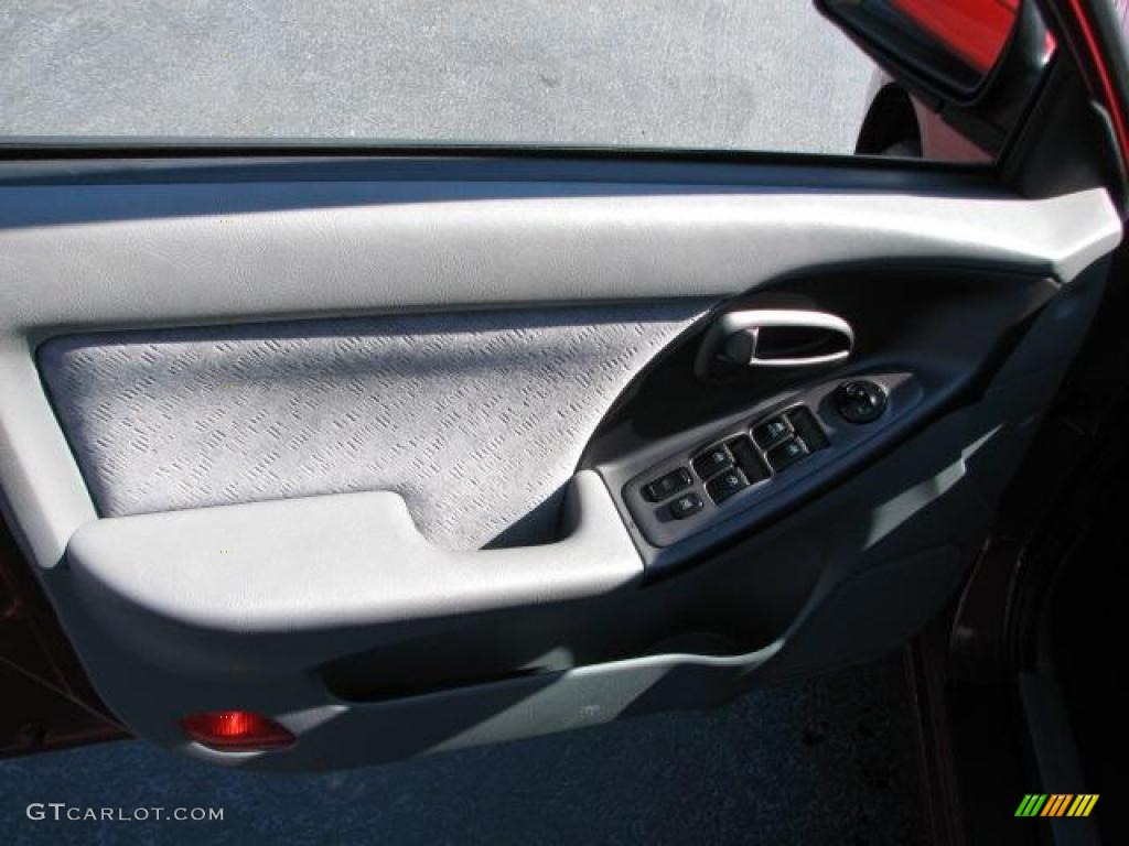 2005 Elantra GT Sedan - Electric Red Metallic / Gray photo #22
