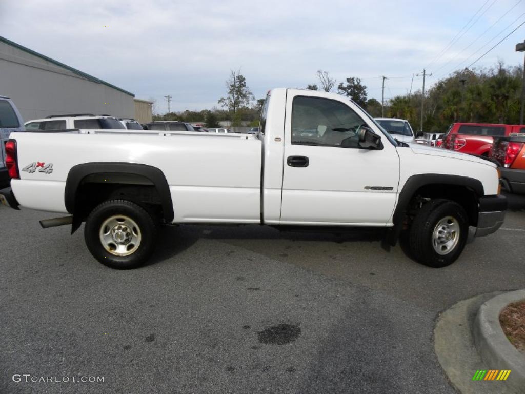 2004 Silverado 2500HD Regular Cab 4x4 - Summit White / Dark Charcoal photo #8