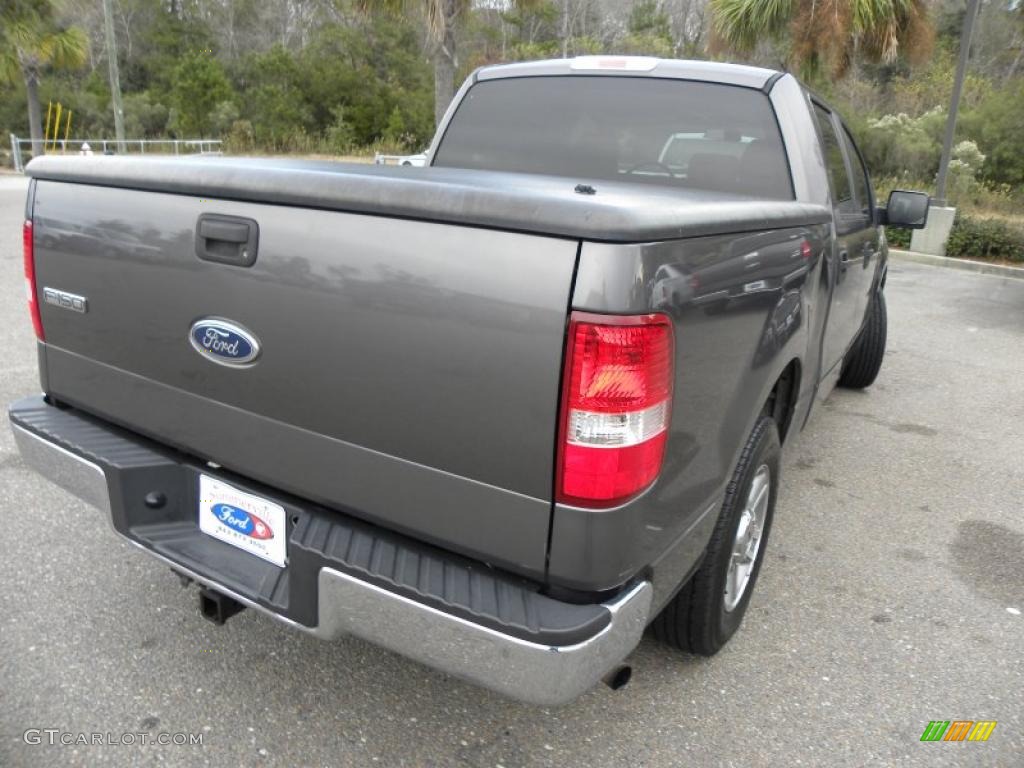 2005 F150 XLT SuperCrew - Dark Shadow Grey Metallic / Medium Flint Grey photo #13