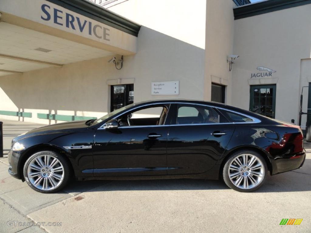 Ebony Black 2011 Jaguar XJ XJ Supercharged Exterior Photo #41223688
