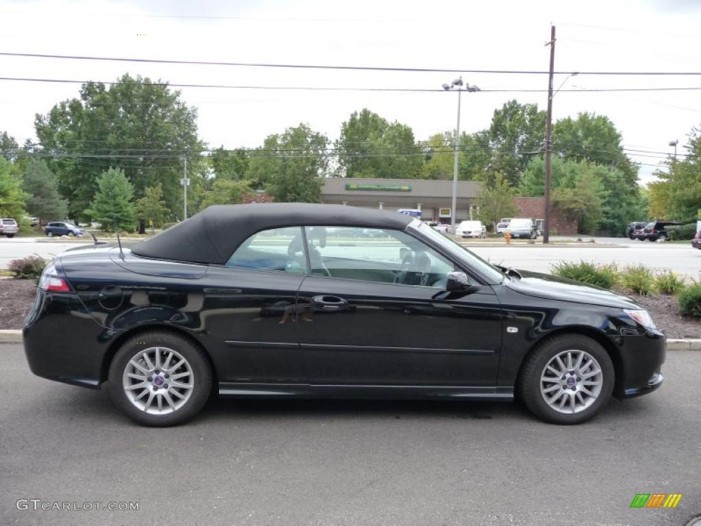 Black 2009 Saab 9-3 2.0T Convertible Exterior Photo #41224915