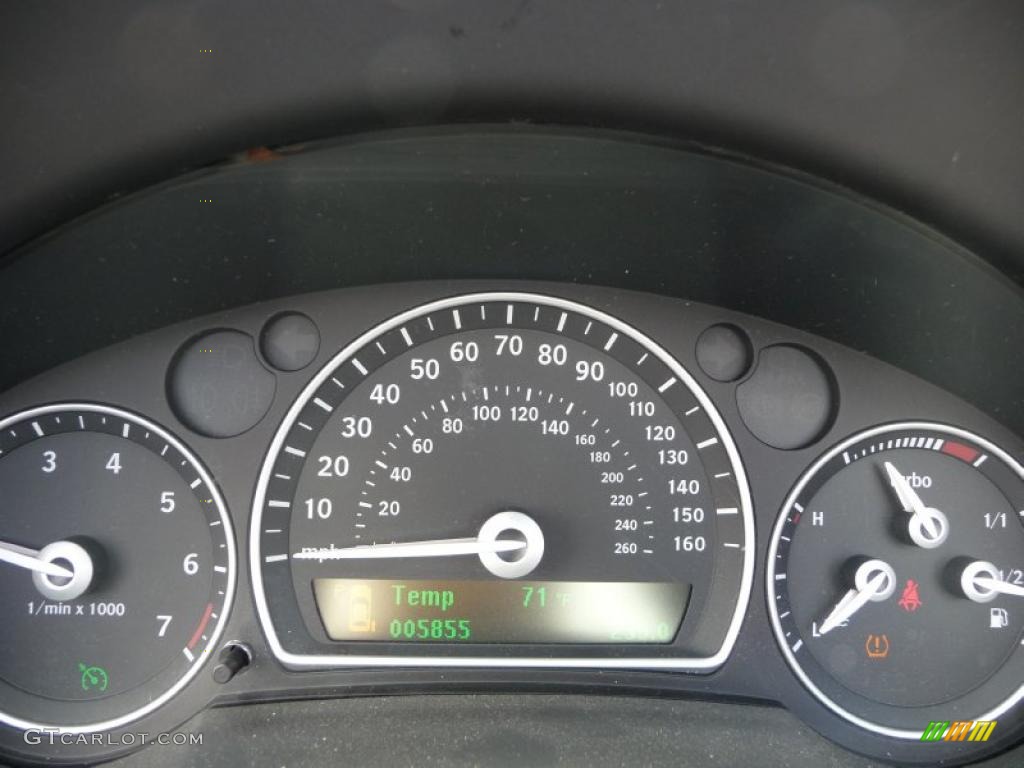 2009 Saab 9-3 2.0T Convertible Gauges Photo #41225079