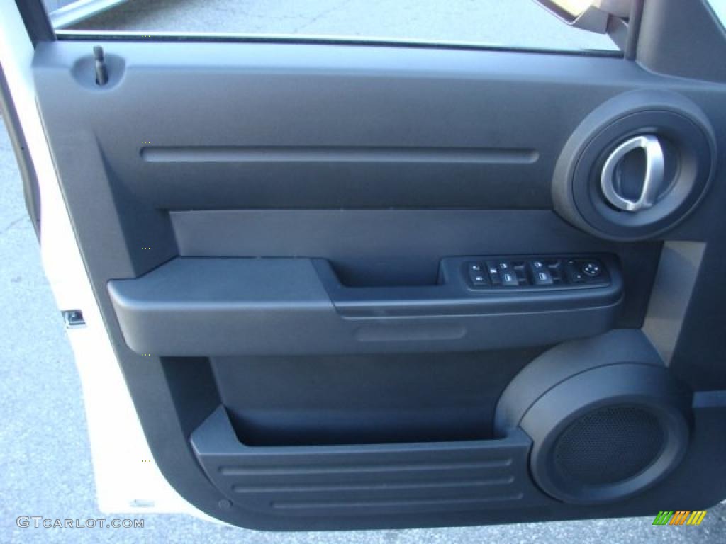 2010 Dodge Nitro SE 4x4 Dark Slate Gray/Light Slate Gray Door Panel Photo #41225423