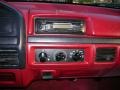 1996 Ford F150 Ruby Red Interior Controls Photo