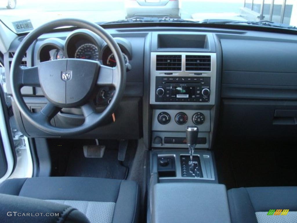 2010 Dodge Nitro SE 4x4 Dark Slate Gray/Light Slate Gray Dashboard Photo #41225475