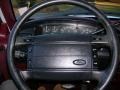Ruby Red 1996 Ford F150 XLT Extended Cab Steering Wheel