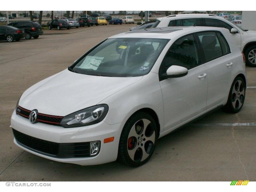Candy White 2011 Volkswagen GTI 4 Door Autobahn Edition Exterior Photo #41225615