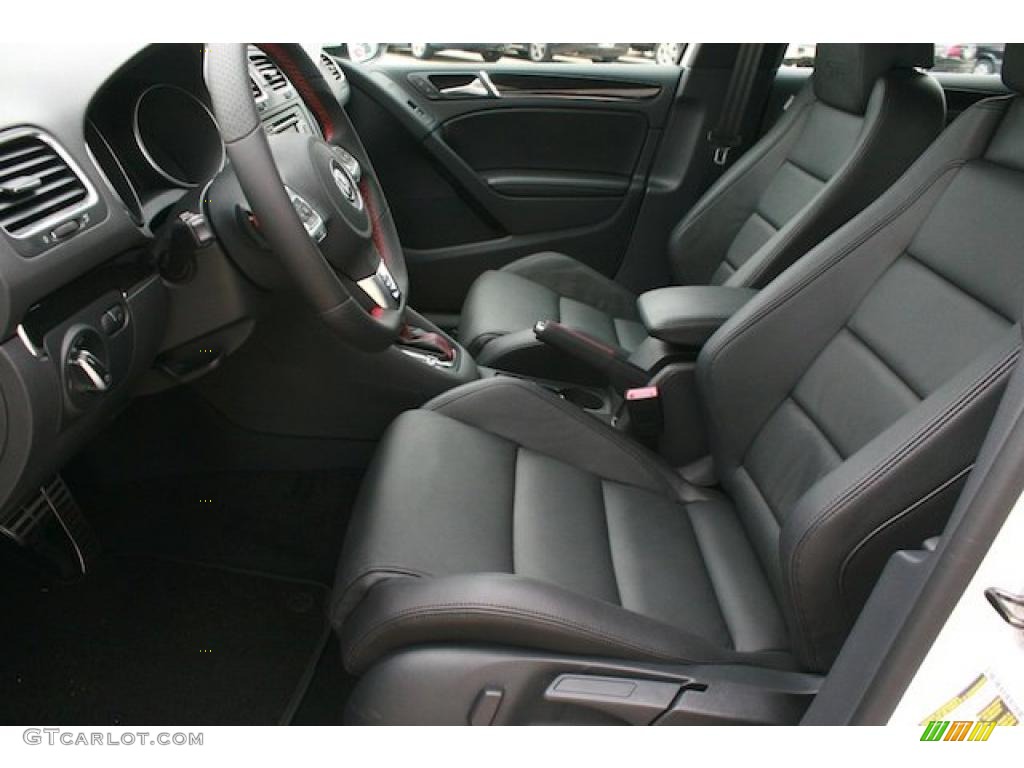 Titan Black Interior 2011 Volkswagen GTI 4 Door Autobahn Edition Photo #41225655