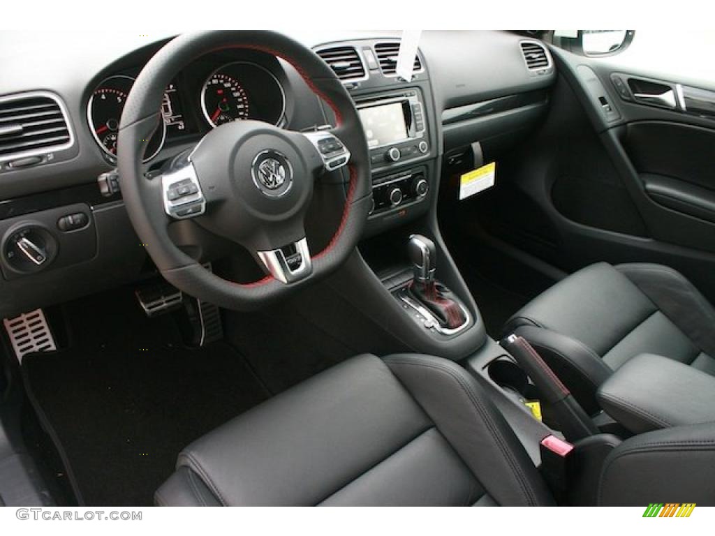 Titan Black Interior 2011 Volkswagen GTI 4 Door Autobahn Edition Photo #41225751