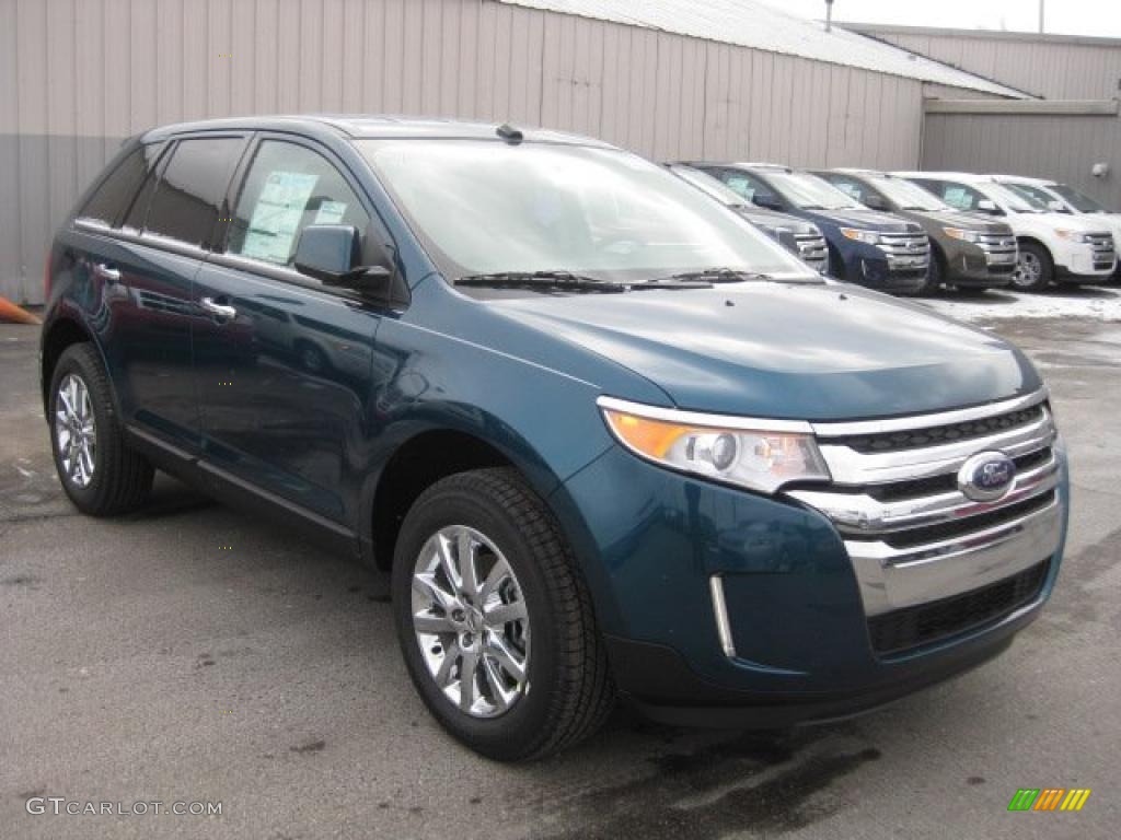 Mediterranean Blue Metallic 2011 Ford Edge SEL AWD Exterior Photo #41226299