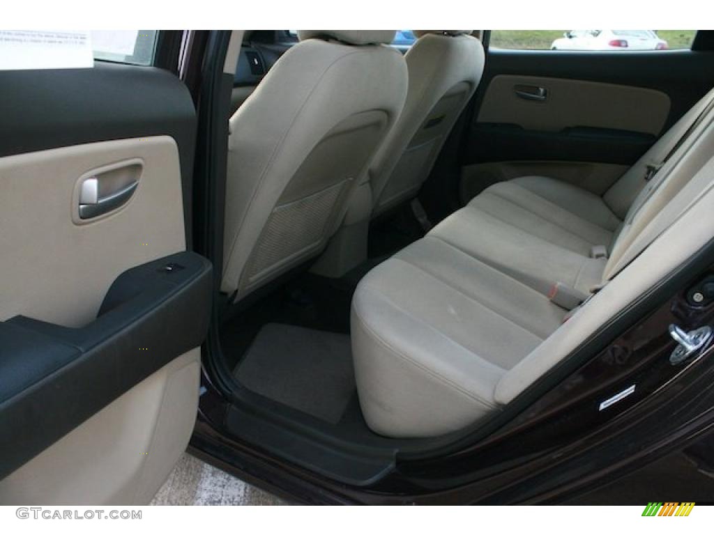 Beige Interior 2009 Hyundai Elantra GLS Sedan Photo #41226375