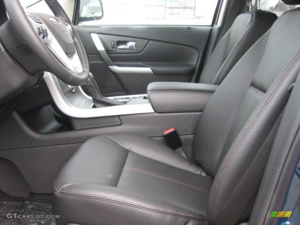 Charcoal Black Interior 2011 Ford Edge SEL AWD Photo #41226383